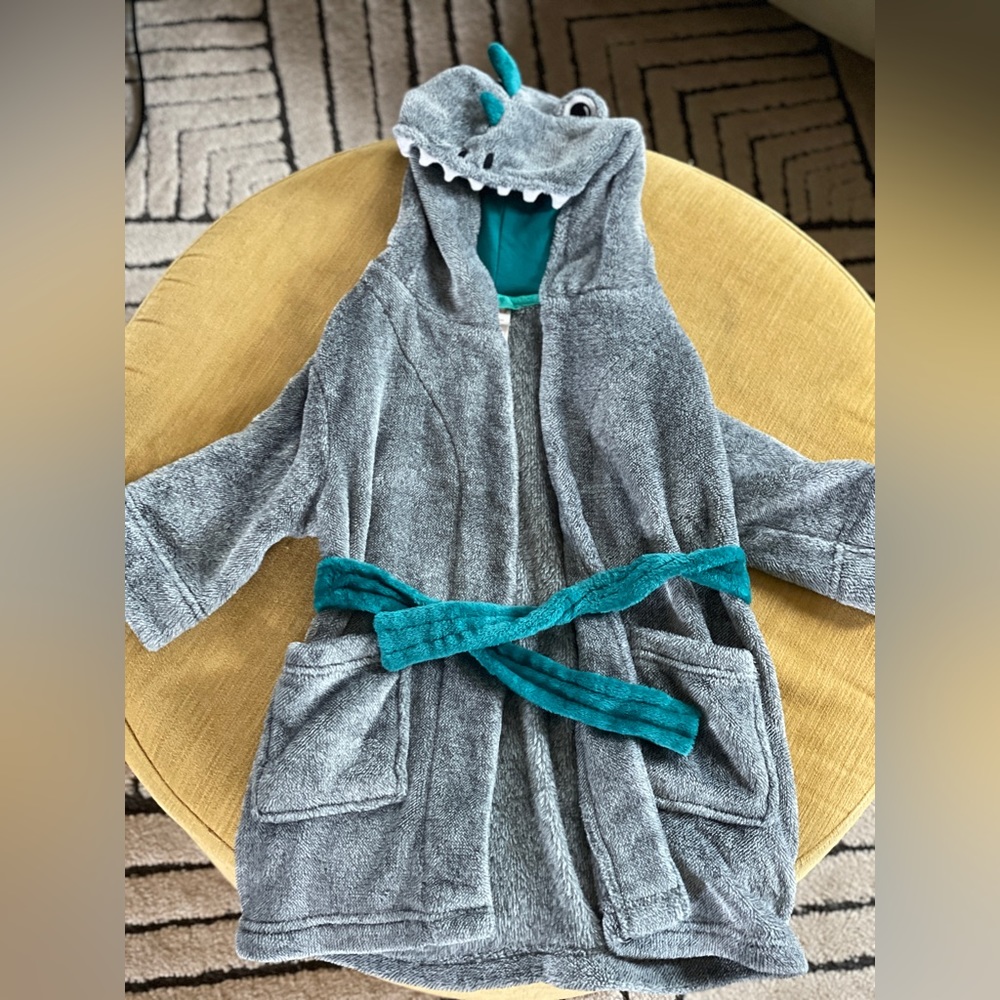 Toddler dinosaur robe- size 2T/3T